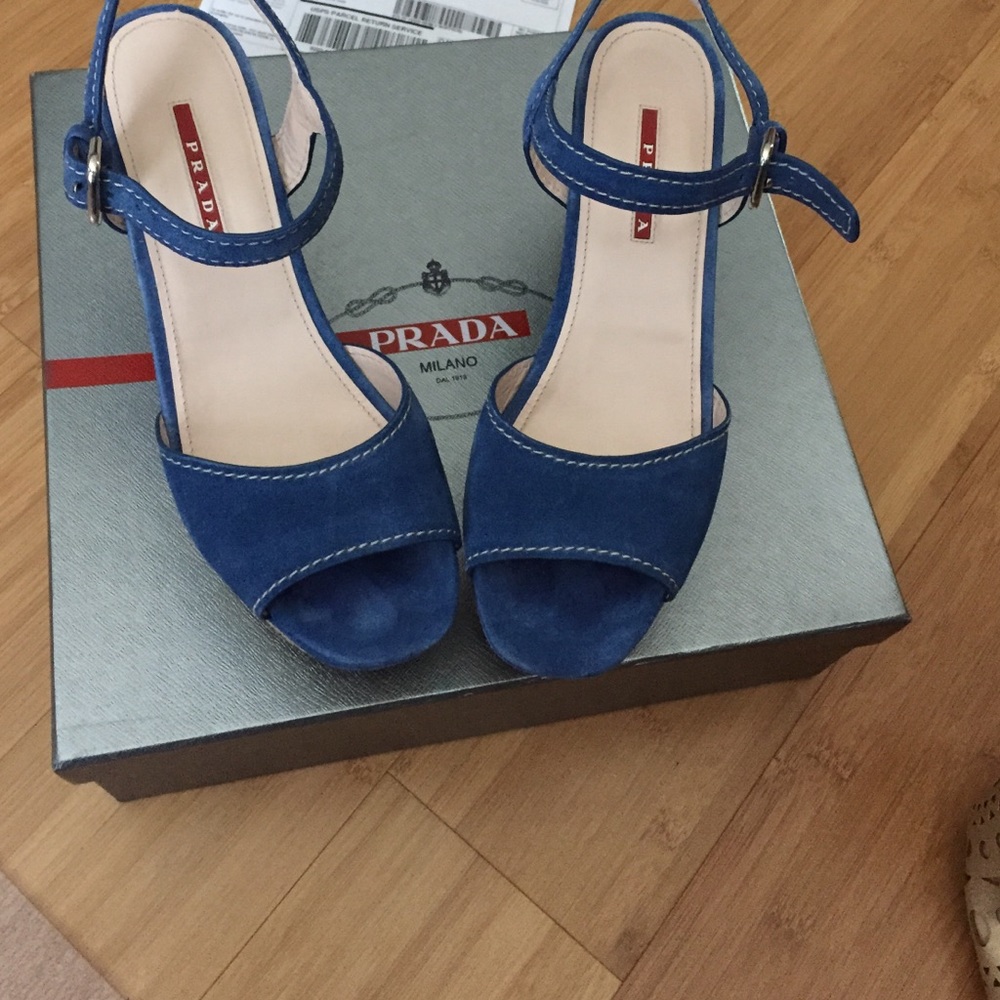 Reserved @kathybean Prada Platform Sandals